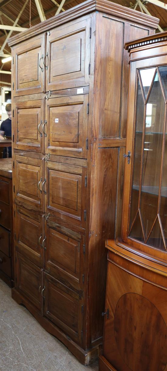 Hardwood cabinet of 10 drawers